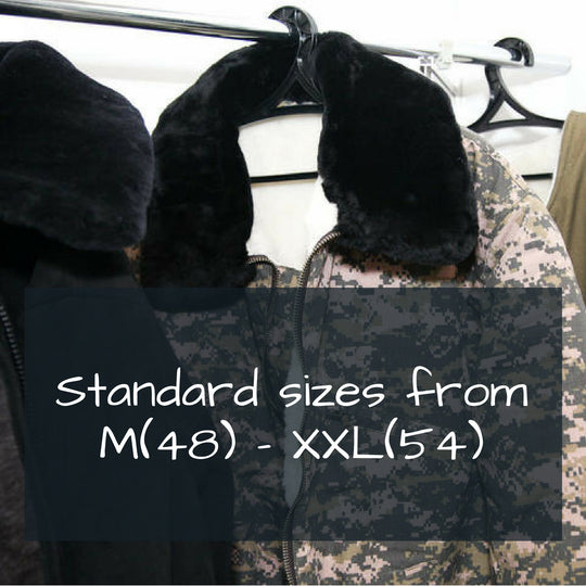 Standard Sizes: S(46)-2XL(54)