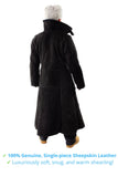 BEKESHA Coat Sheepskin Elongated